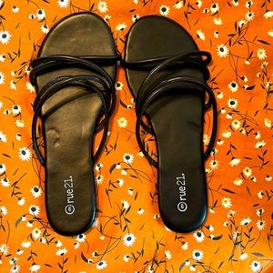 Black sandals